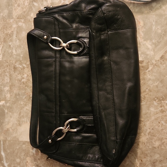 BLACK COACH VINTAGE HANDBAG - Picture 3 of 9